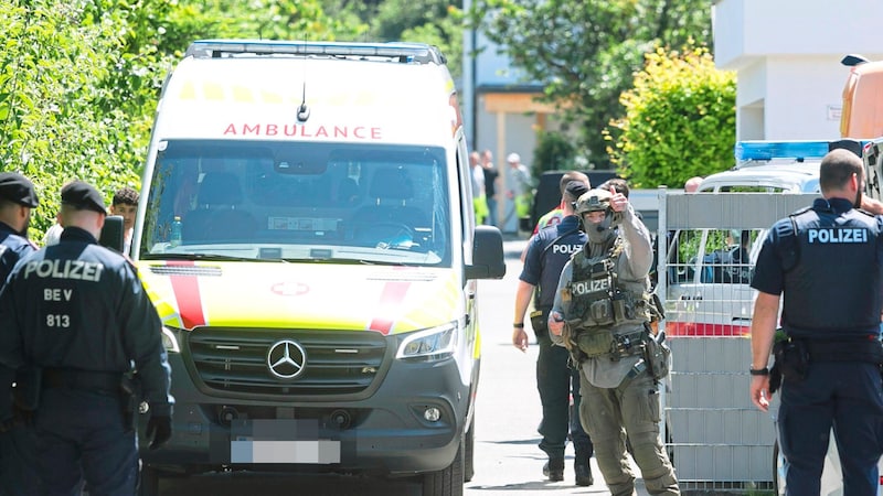 Die Verletzten wurden in verschiedene Spitäler eingeliefert. (Bild: Mathis Fotografie)