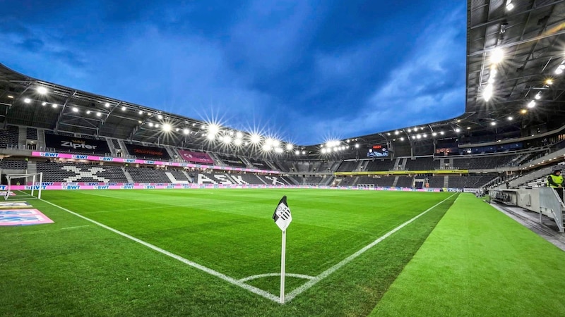 Spielt Hartberg international, ist die LASK-Arena als Heimstätte die erste Adresse. (Bild: GEPA pictures)