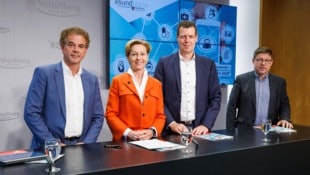 Präsentation im Landhaus: Vorarlberg geht bei Digitalisierung im Gesundheitswesen voran.