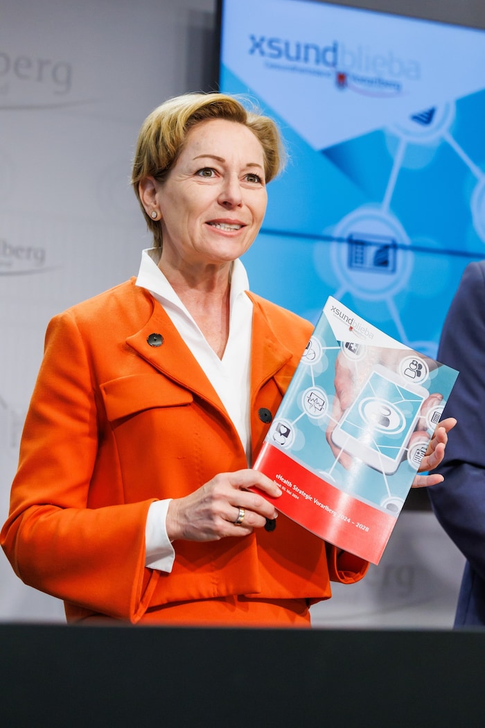 Regional Health Councillor Martina Rüscher (ÖVP).