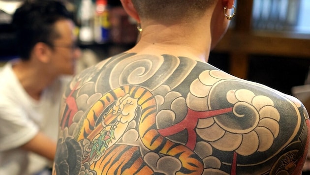 Tattoos can significantly increase the risk of cancer. (Bild: APA/AFP/SAM YEH)