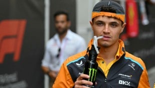 McLaren-Pilot Lando Norris ist frustriert.  (Bild: AFP/APA/NICOLAS TUCAT)