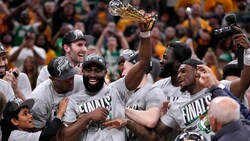 Die Boston Celtics sind Eastern Conference Champions. (Bild: AP ( via APA) Austria Presse Agentur/ASSOCIATED PRESS)