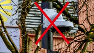 Die Kamera in der Bahnhofstraße muss abmontiert werden.