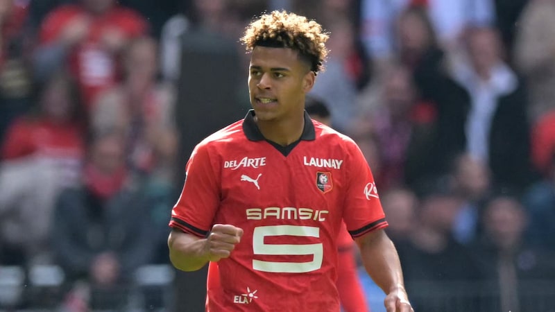 Desire Doue comes from the youth of Stade Rennes. (Bild: AFP/APA/Lou BENOIST)