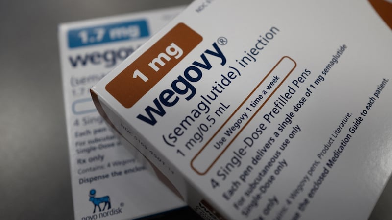 The weight loss injection Wegovy from Novo Nordisk provides a longer feeling of satiety. (Bild: AFP)