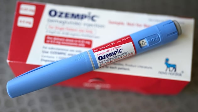 Ozempic is a very effective drug for people with type 2 diabetes - but is now also in high demand as a weight loss injection ... (Bild: AP)