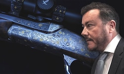 René Benko nutzte einst eine Doppelbüchse, die mit Gold verziert war – die Waffe wurde ...