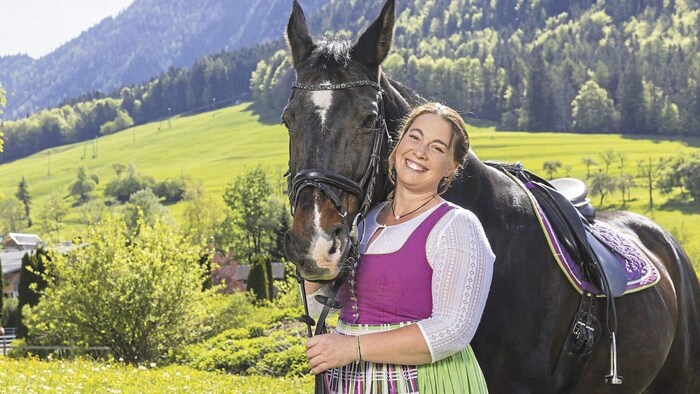 Cynthia ist Pferdewirtin aus Liezen in der Steiermark.