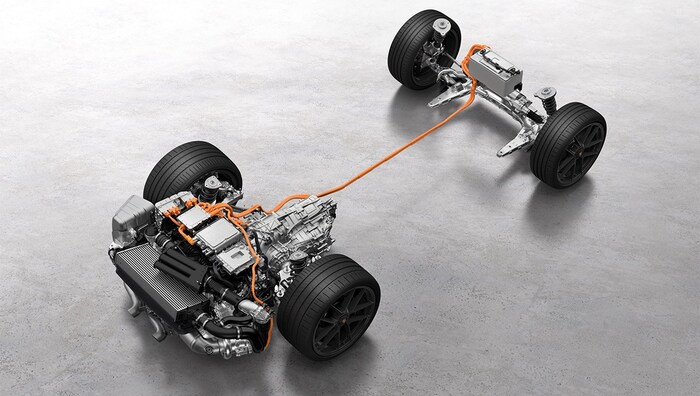 Antriebsstrang des Porsche 911 Carrera GTS