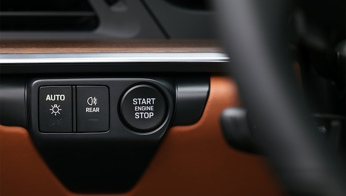In future, the car will be started at the touch of a button.