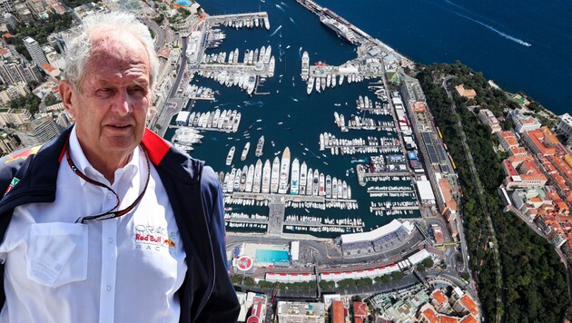 Helmut Marko criticizes the conditions of the Monaco GP. (Bild: GEPA/GEPA pictures)