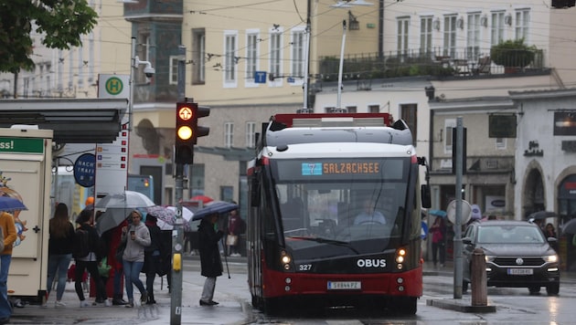 Der Obus kehrt im Herbst in den ursprünglichen 10-Minuten-Takt zurück. (Bild: Tröster Andreas)