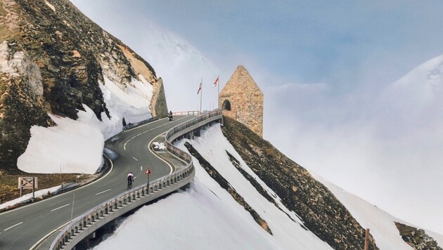 The Glocknerstraße is also popular with cyclists. (Bild: Wallner Hannes)