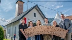 Das Feuerwehrhaus in Weizelsdorf wurde von der Dorfgemeinschaft modernisiert. (Bild: Arbeiter Dieter)