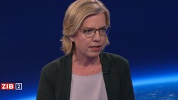 Ministerin Gewessler zeigte sich am Dienstagabend frustriert über die Blockade.   (Bild: Screenshot/ORF)