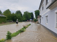 Hochwasser im steirischen Burgau (Bild: BFV Fürstenfeld)