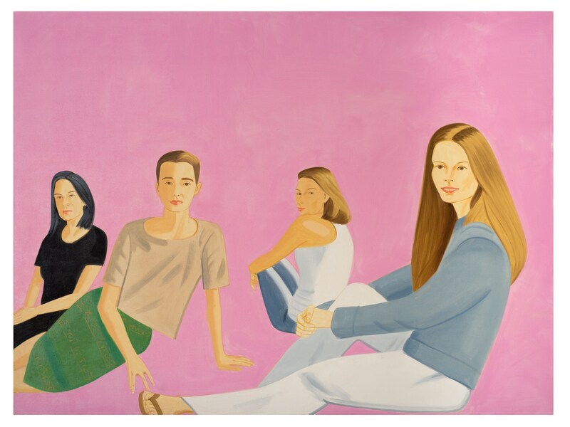 Beeindruckend: das riesige Bild von Alex Katz (Bild: UMJ/Neue Galerie)