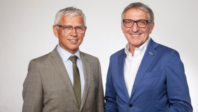 Josef Herk, Präsident der WKO Steiermark und Egon Hierzegger, Obmann der WKO Regionalstelle Ennstal/Salzkammergut (Bild: Foto Fischer)