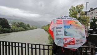 Auch der Inn wird anschwellen, Überflutungen drohen hier aber wohl nicht.