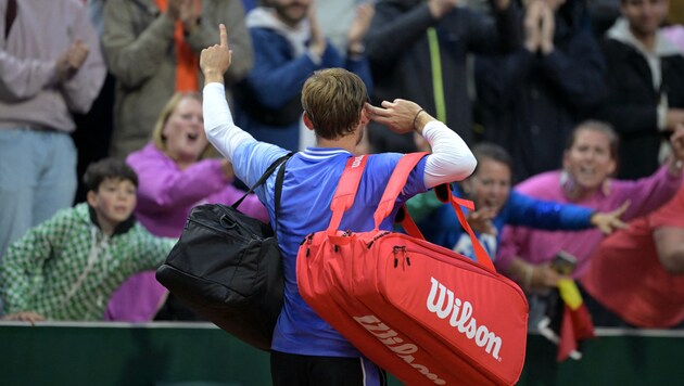 David Goffin spricht von einer „totalen Respektlosigkeit“ der französischen Fans. (Bild: AFP or licensors)