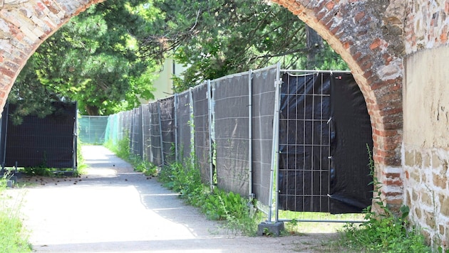 Today, everything on the Leopoldsberg is barricaded. (Bild: Zwefo)