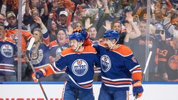 Jubel bei den Edmonton Oilers (Bild: AP)