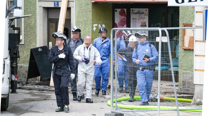 Fire investigators were only able to enter the building for the first time late on Wednesday ...