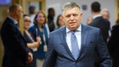 Der slowakische Premierminister Robert Fico (Bild: AFP/Ludovic MARIN)