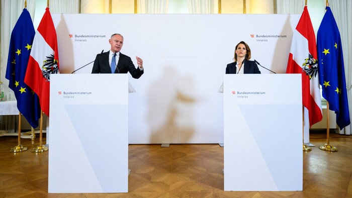 Karner and Edtstadler presented the amendment and it was sent to Justice Minister Alma Zadic ...