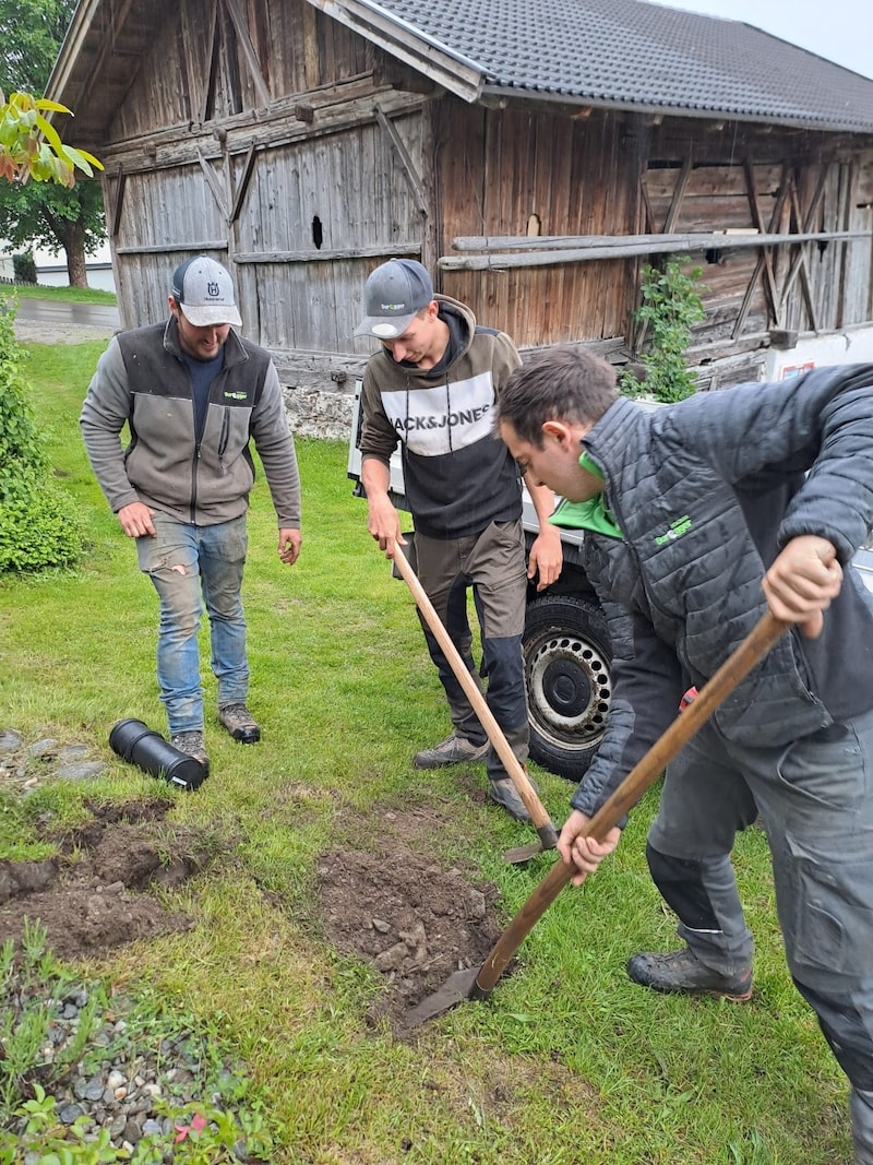 Der landwirtschaftliche Nachwuchs vergrub die Gefäße. (Bild: JB/LJ Osttirol)