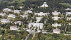 Ehemaliges Otto-Wagner-Spital in Penzing mit seinen mehr als 30 Pavillons (Bild: Christian Fuerthner/MA 18)