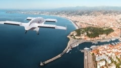 Mit diesem Bild rührt Lilium für den Start für Flüge an der Côte d‘Azur ab 2026 die Werbetrommel. (Bild: Lilium GmbH)