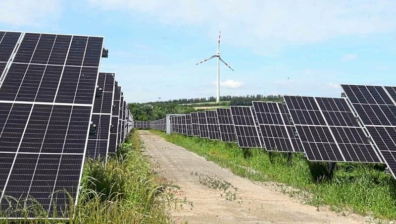 The Schattendorf solar park is regarded as a model project - right across Europe. (Bild: Reinhard Judt)