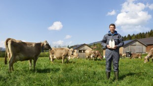 Ein Premiumprodukt: die Vorarlberger Heumilch