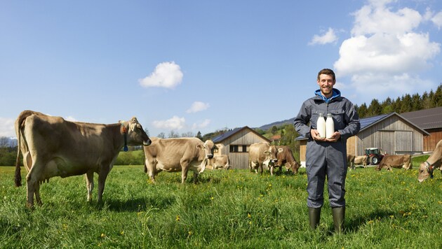 Ein Premiumprodukt: die Vorarlberger Heumilch