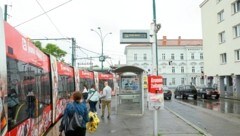 Die achtjährige Schülerin fuhr mit dem D-Wagen von Favoriten bis nach Nussdorf, wo Endstation war. Die Fahrt dauerte um die 40 Minuten. Polizisten fanden das Kind bei der Haltestelle. (Bild: Holl Reinhard/Reinhard Holl)