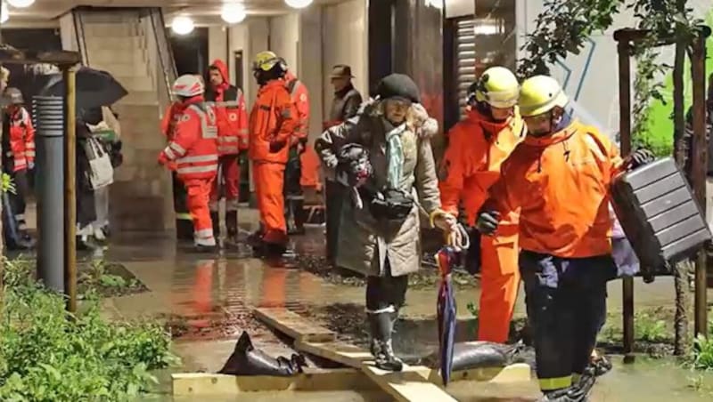 On Saturday, it's a case of trepidation: There could be severe flooding in many communities along the rivers in southern Germany that have been affected by continuous rain. (Bild: Screenshot/Extremwetter.tv)
