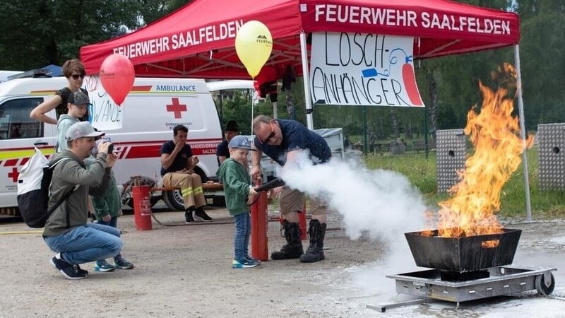 There are plenty of interested youngsters in Saalfelden. (Bild: Feuerwehr Saalfelden)