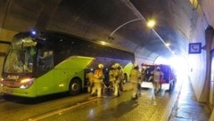 Unfall im Tunnel auf der A10 (Bild: FF Pfarrwerfen)