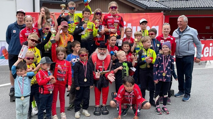 Around 50 participants took part in the Kids Race.