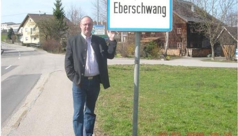 The last municipality he visited in Upper Austria was Eberschwang. (Bild: Gerald Stutz)