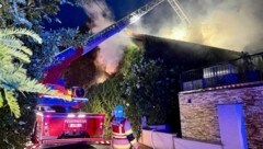 Nächtlicher Einsatz für die Feuerwehr (Bild: Markus ‘Tschepp)