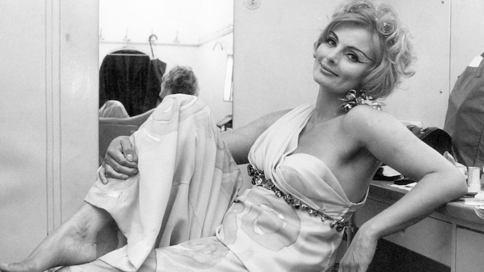 Ruth Maria Kubitschek 1968 als Helena in „Die Troerinnen des Euripides“