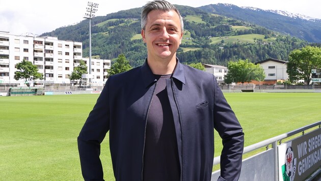 Auch im Urlaub mit Wattens beschäftigt: Philipp Semlic. (Bild: Birbaumer Christof)