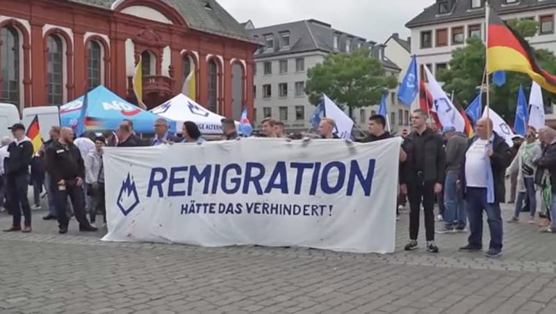 Young Alternative rally (Bild: Screenshot/Newstime)