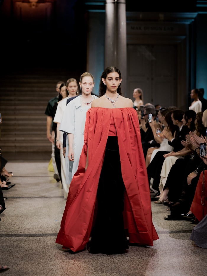 Models presented the latest Cartier pieces at the glamorous gala.