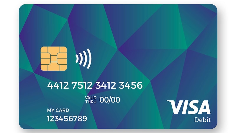 The card provider Publk uses this motif to advertise the Visa social card that refugees will receive in future. (Bild: Krone KREATIV/Publk GmbH)