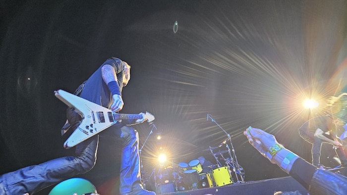 Metallica-Frontmann James Hetfield (60) in Aktion