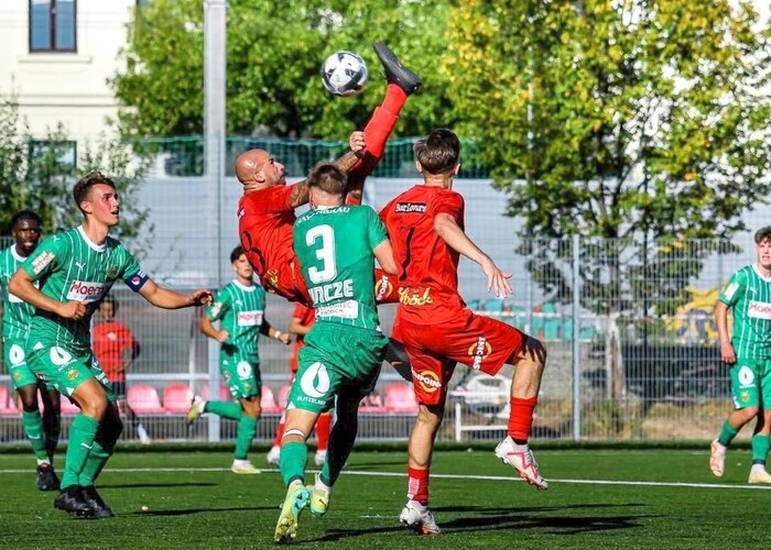 Viktoria's Dominik Rotter became top scorer with 21 goals.